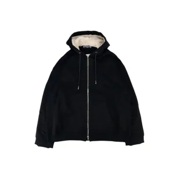 MASTERMIND WORLD Sherpa Lined Zip Up Hoodie