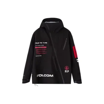 VOLCOM Water-Resistant Windproof Breathable Windbreaker Jacket Men's