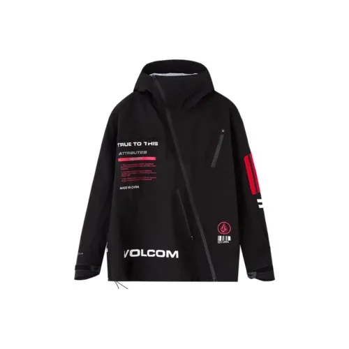 VOLCOM Water-Resistant Windproof Breathable Windbreaker Jacket Men's