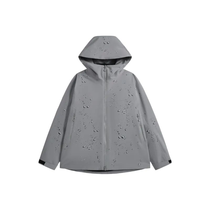JUNGLE PANDA Water Resistant Windproof Breathable Wear Resistant Warm Windbreaker Jacket Unisex-14