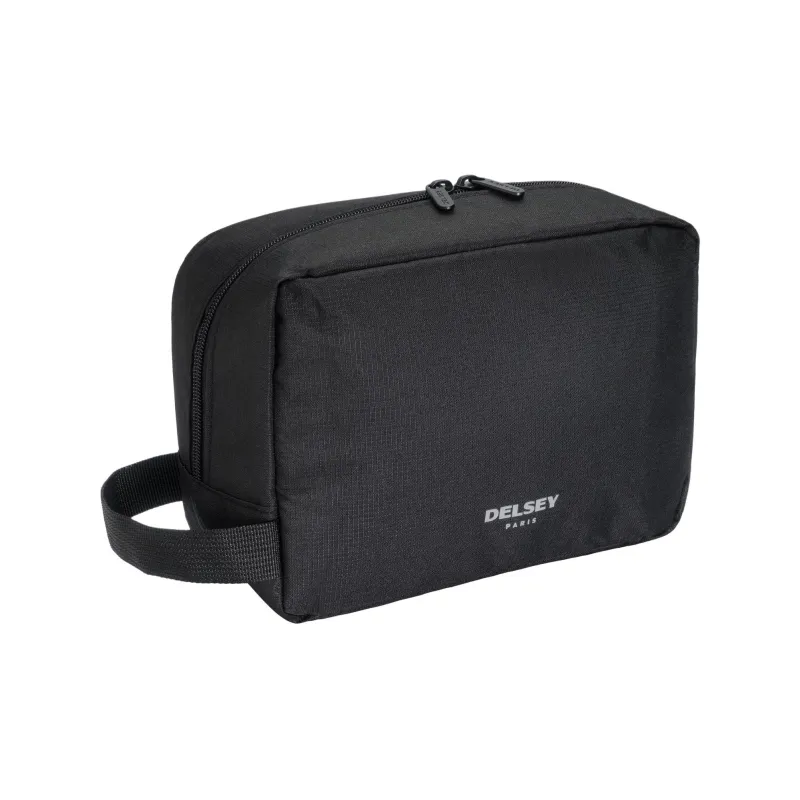 DELSEY Fabric Toiletry And Makeup Bag Unisex Black-1