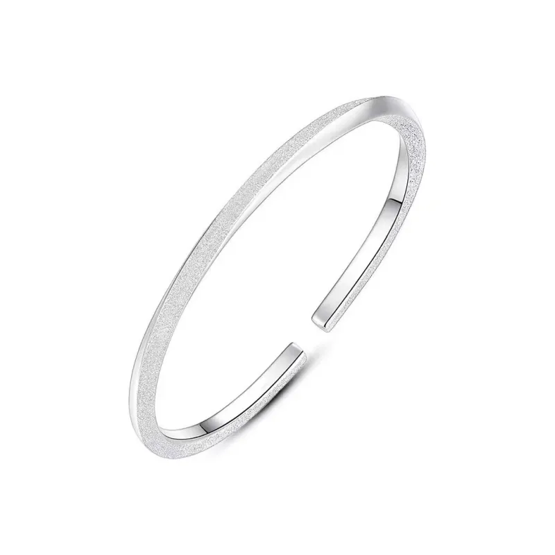 U state S999 Fine Silver Sterling Silver Bracelets Women's-4