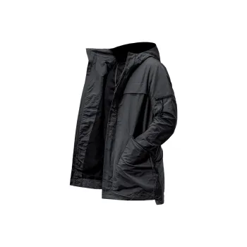 Seasonal Words Jackets Coats Men's Black