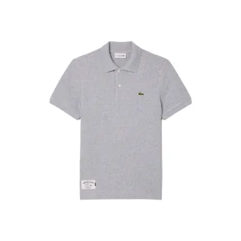 LACOSTE Polo Shirts Men Gray