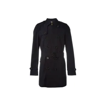 Burberry Trench Coat Men's Dark Blue