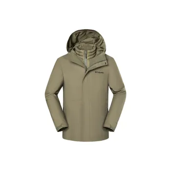 Columbia Omni Heat Water Resistant Windproof Warm Heat Reflective Windbreaker Jacket Men's Green