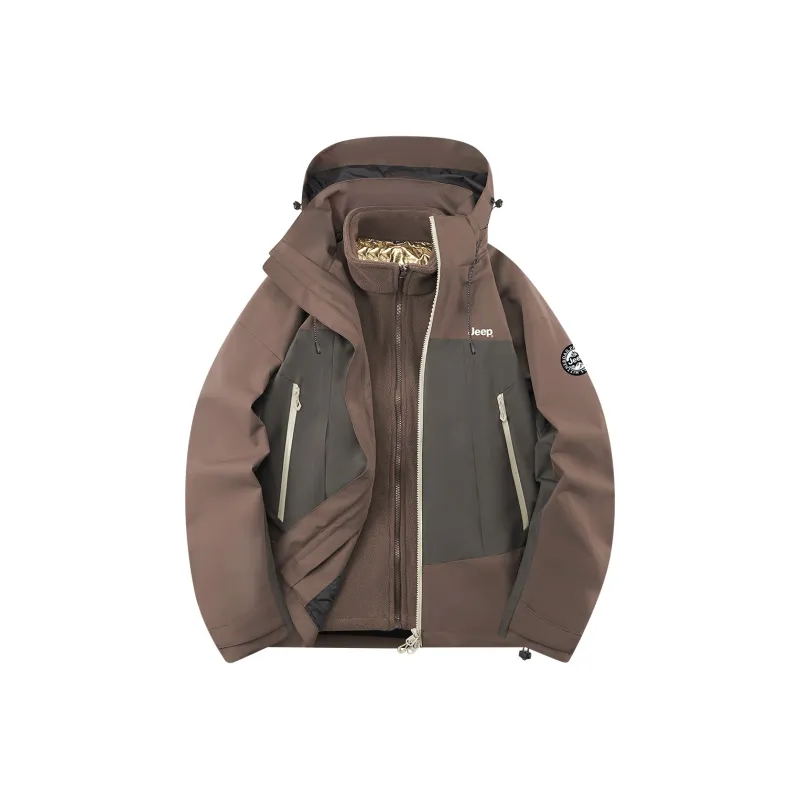 Jeep Urban Living/Travel/Commuting Keep Warm And Windproof Windbreaker Jacket Unisex-4