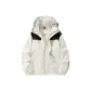 Ivory White (Single Windbreaker Jacket)