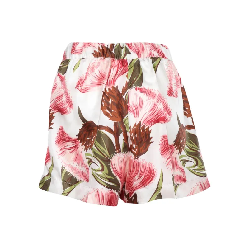 PAROSH Casual Shorts Women's White-1
