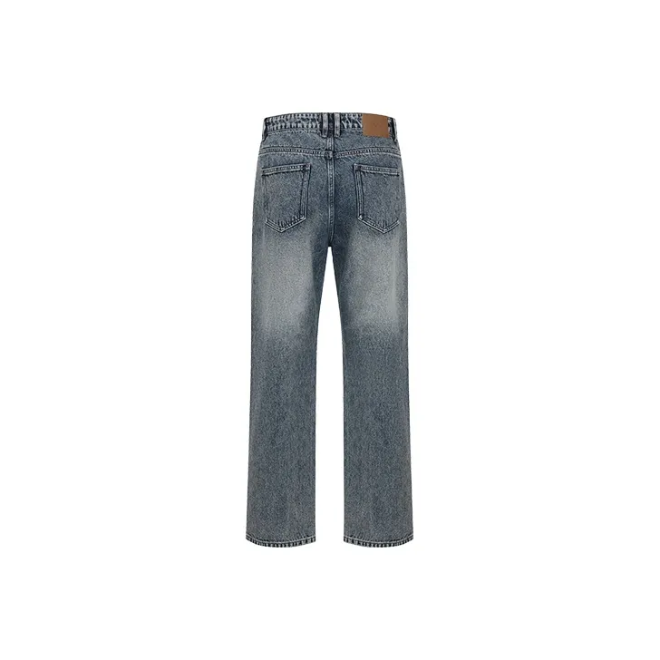 URBAN REVIVO Jeans Men's Gray Blue-1