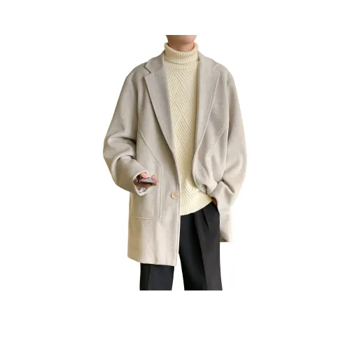 THOM BROWNE Coats Men Navy Blue