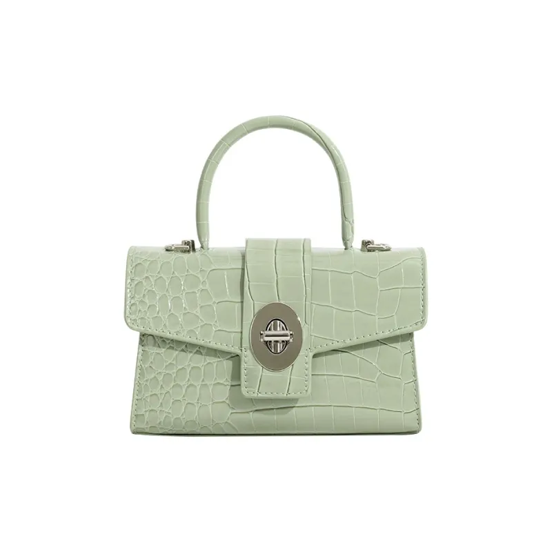 MARKANGARO PU Crossbody Bag, Handbag Women's Black/matcha Green-6