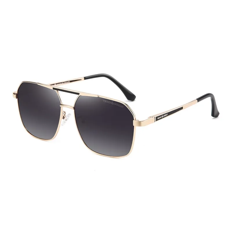 VIRDEN AERMAN Metal Square Sunglasses Men's-17