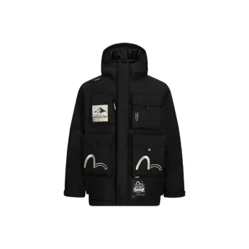 EVISU AW23 Down Jacket Men's Black