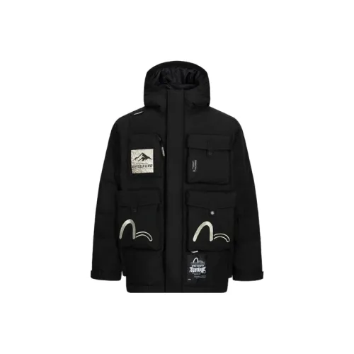 EVISU AW23 Down Jacket Men's Black
