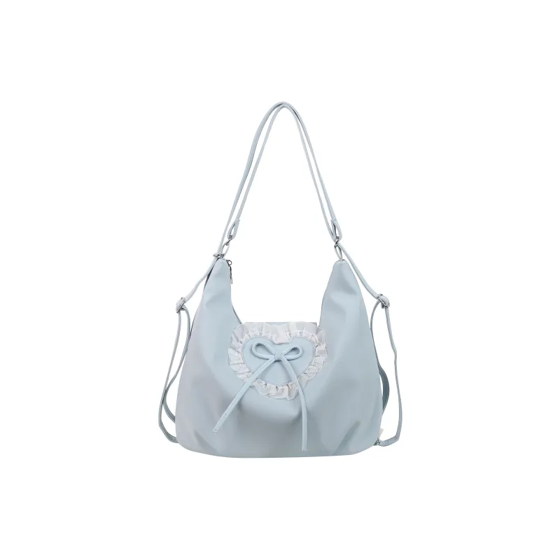 Yalu PU Backpack Shoulder Bag Regular Women's Black/Blue/Pink-19