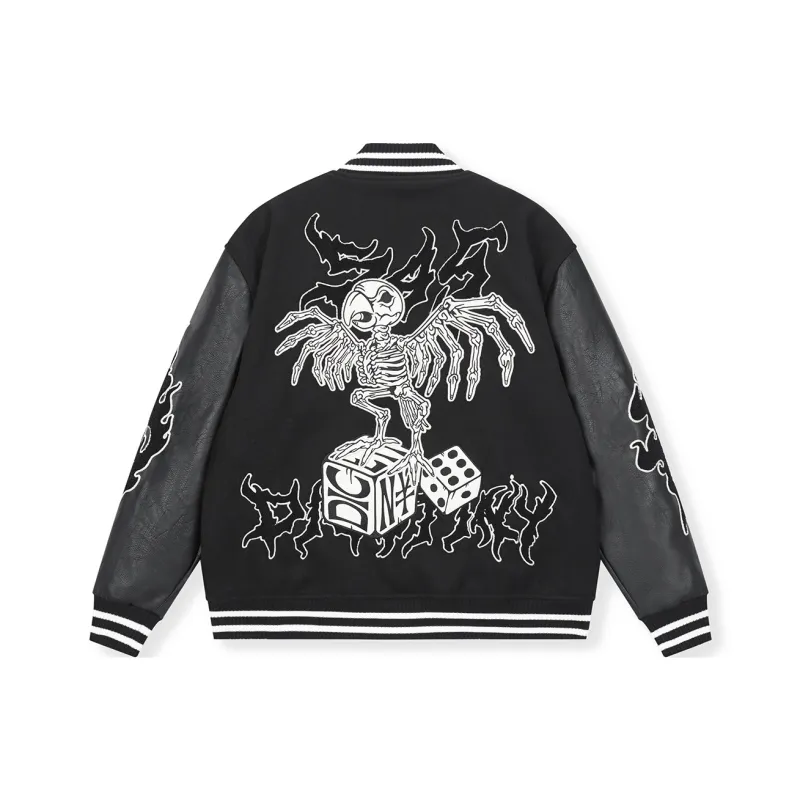 S45 X DICETINY Baseball Jerseys Unisex Black-0