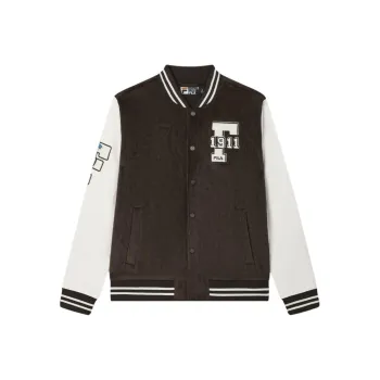 FILA ORIGINALE Baseball Jacket Men's Earth Brown