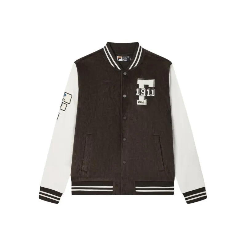 FILA ORIGINALE Baseball Jacket Men's Earth Brown-0