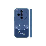 Royal Blue-Watercolor Smile E Blue