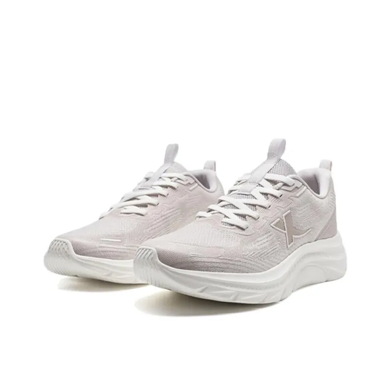 XTEP Abrasion Resistant Coverage Low Top Casual Running Shoes Women's Umber White-2