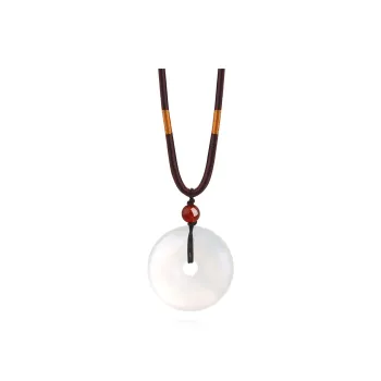 Master Kim Chalcedony Jade Necklaces Unisex