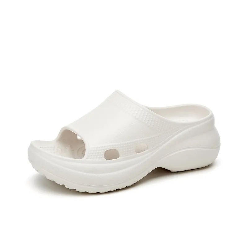 JOSINY Quiet Slip Resistant Odor Resistant Abrasion Resistant Antibacterial Cushioning Slide Slippers Women's-5