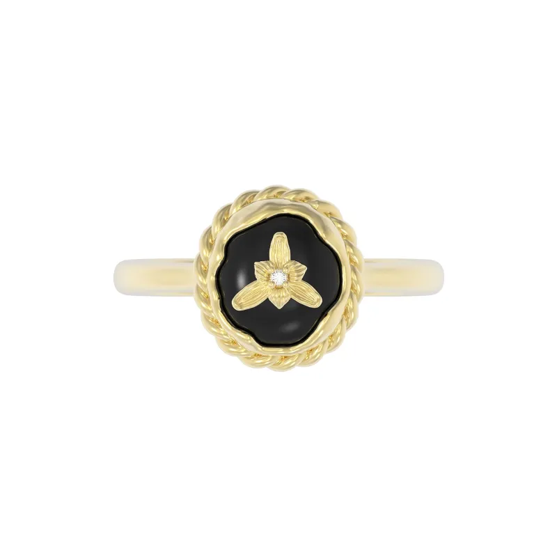 GOOGMO 18K Gold Plated Copper Rings Women's-0