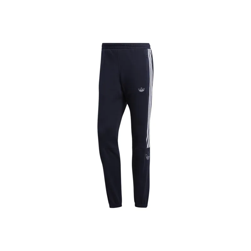 Adidas Originals Knitted Sports Pants Men's Navy Blue-0