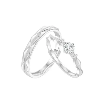CGC S999 Fine Silver Adjustable Ring Unisex