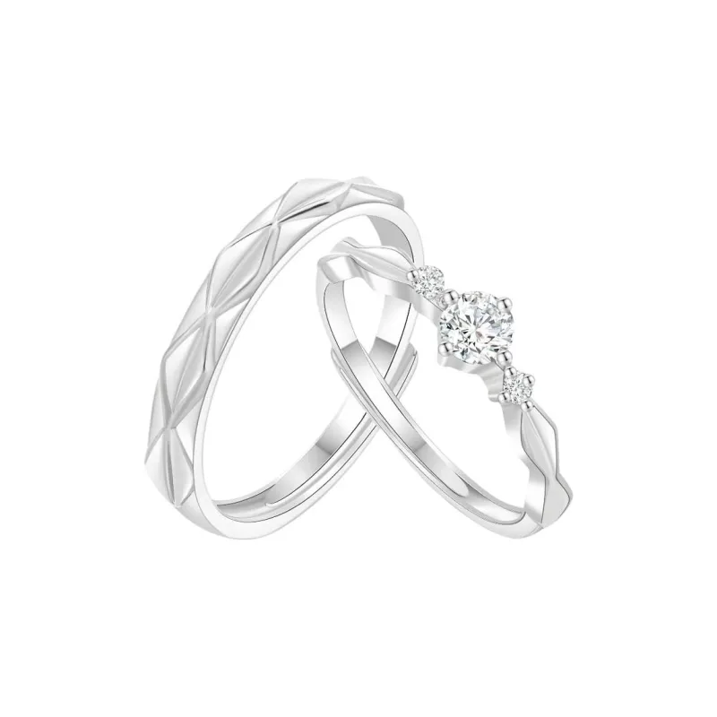 CGC S999 Fine Silver Adjustable Ring Unisex-0
