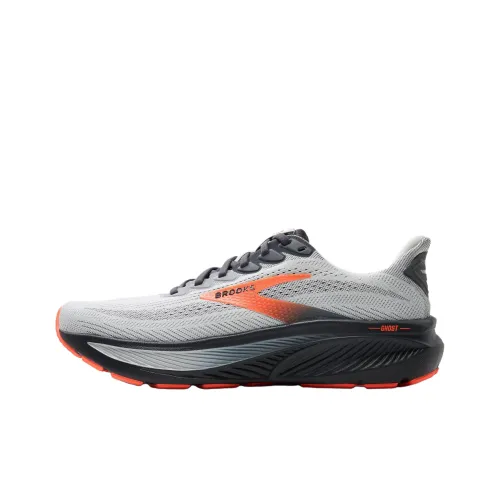 Brooks Anti Slip Wear Resistant Low Top Casual Running more Men's Gray
