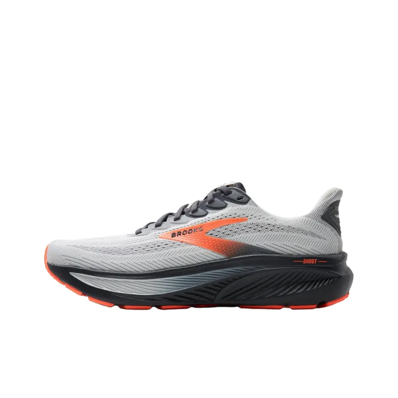 Brooks Anti Slip Wear Resistant Low Top Casual Running Shoes Men's Gray-0