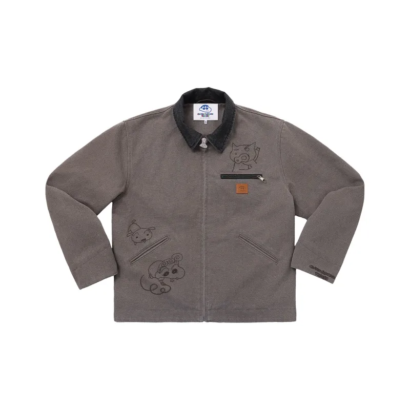 Crayon Shinchan X WHOOSIS X Crayon Shin chan Collaboration Series Jackets Unisex-2