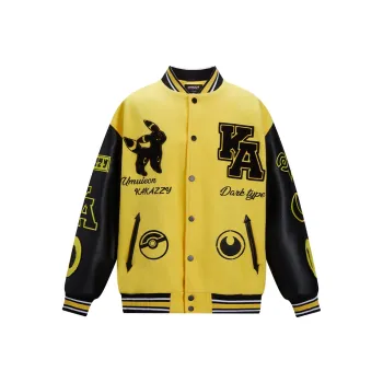 KAKAZZY Jackets Coats Unisex Yellow