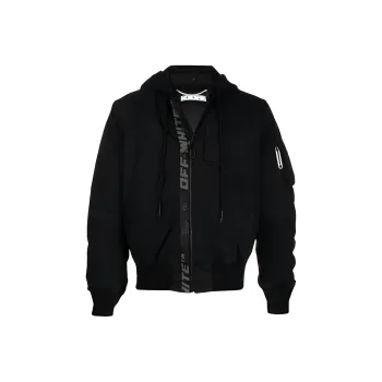 OFF WHITE Vintage Cotton Bomber Jacket