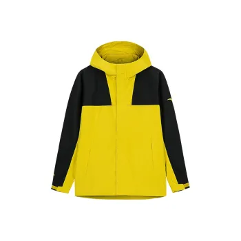 CHAOJIANTA Waterproof And Windproof Windbreaker Jacket Men's Basic Black/Roasted Tea Yellow/Roasted Tea Yellow