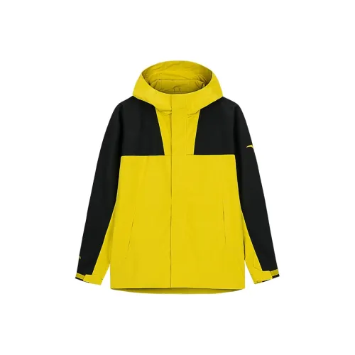 CHAOJIANTA Waterproof And Windproof Windbreaker Jacket Men's Basic Black/Roasted Tea Yellow/Roasted Tea Yellow