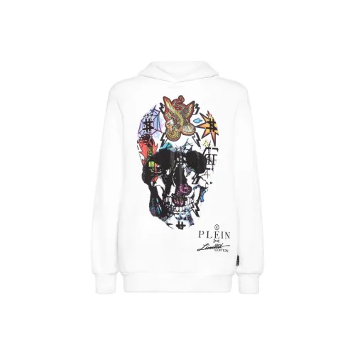 PHILIPP PLEIN Skull shirts Crystal embellished Hoodie