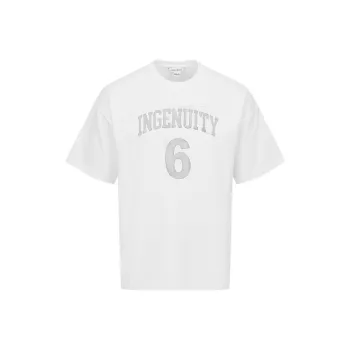 URBAN REVIVO T Shirt Men's Raw White