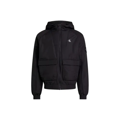 Calvin Klein Logo-print Hooded Jacket