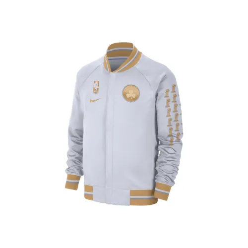 Nike x NBA Boston Celtics Team Showtime Jacket Men's White/Gold