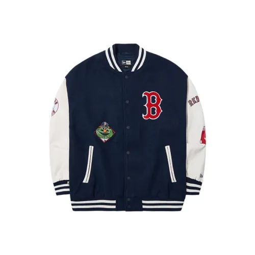 New Era Baseball Jacket Unisex Navy Blue
