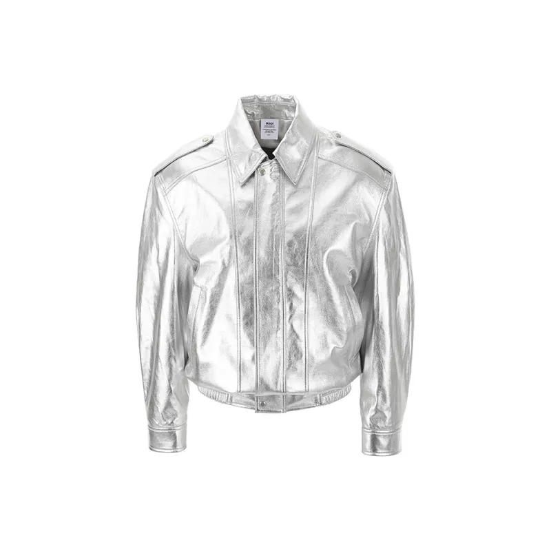 OSOI Jackets Coats Unisex Silver White-0