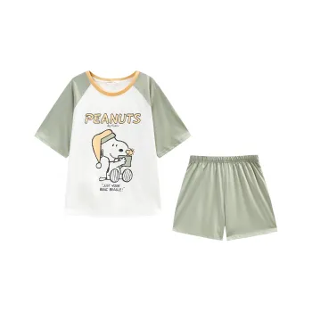 GUKOO Pajama Set Women's Cotton White
