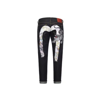 EVISU Jeans Men Denim Blue