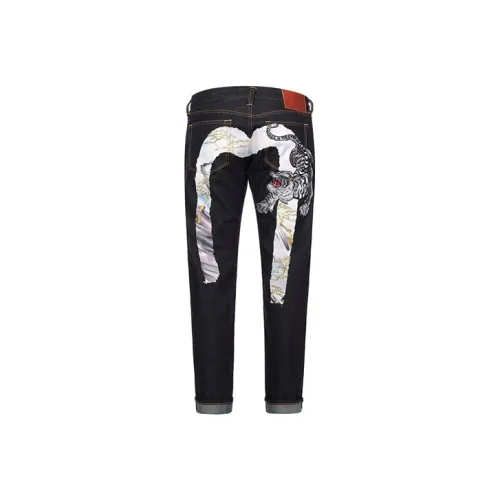 EVISU Jeans Men Denim Blue