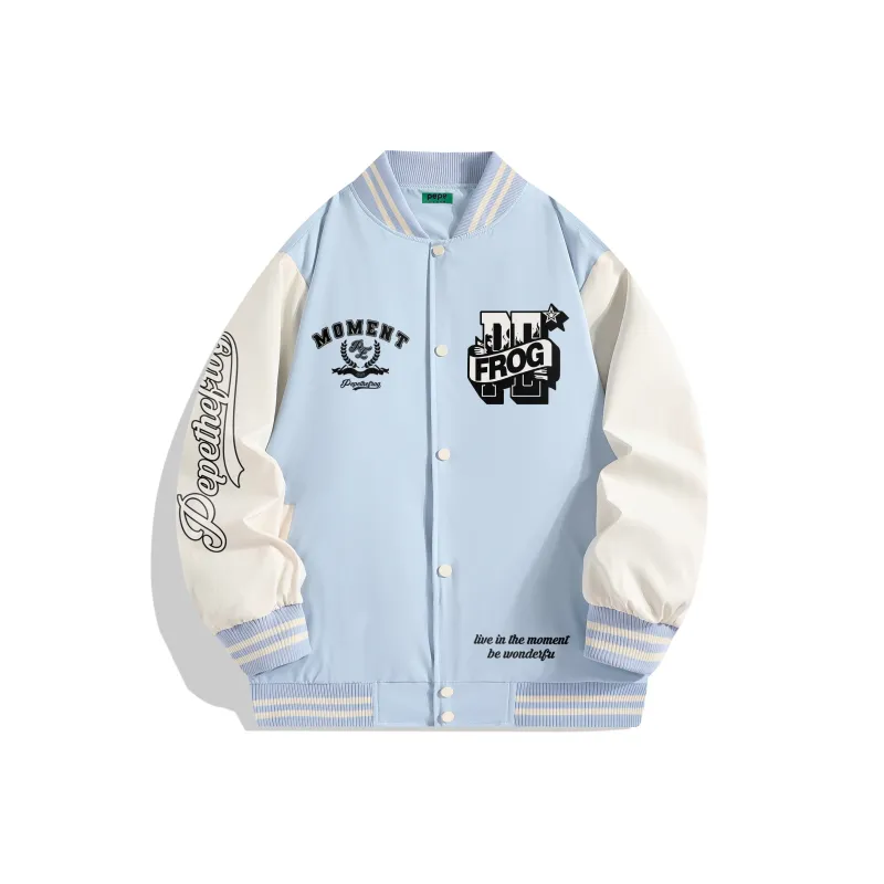 Pepe The Frog Baseball Jacket Unisex-4