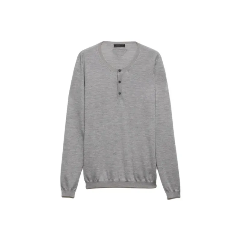 PRADA Cashmere Sweater Men's Gray-0