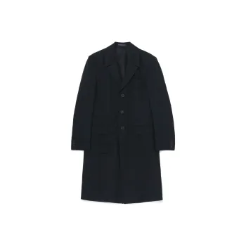 Yohji Yamamoto Graphic-print Coat